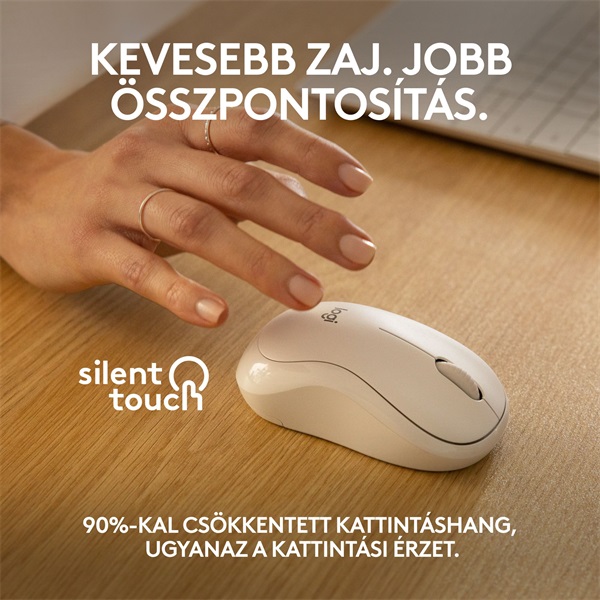 Logitech M240 Silent Bluetooth fehér egér