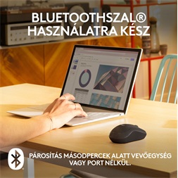 Logitech M240 Silent Bluetooth fekete egér