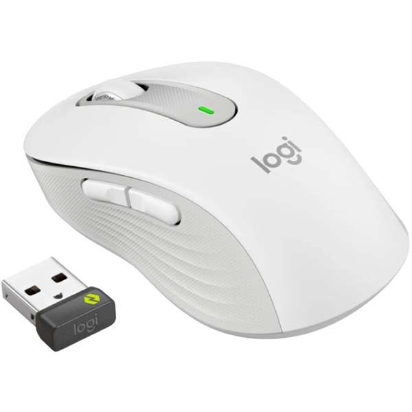 Logitech M650 Signature for Business vezeték nélküli piszkosfehér egér