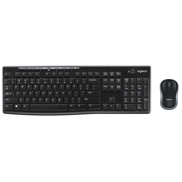 Logitech MK270 UK fekete vezeték nélküli billentyűzet + egér