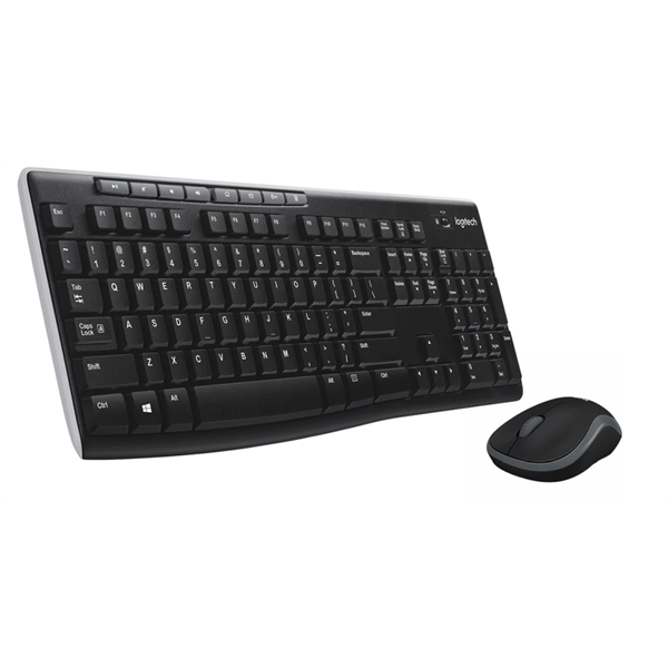 Logitech MK270 UK fekete vezeték nélküli billentyűzet + egér