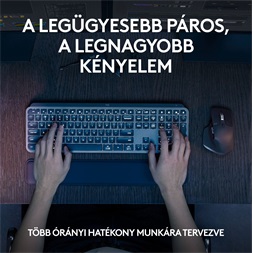 Logitech MX Keys S Combo US fekete billentyűzet + egér