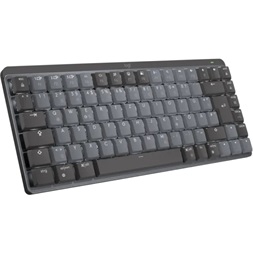 Logitech MX Mechanical Mini Minimalist Illuminated (CLICKY) US grafitszürke vezeték nélküli billentyűzet