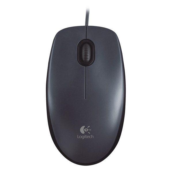 Logitech M90 USB fekete egér