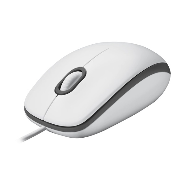 Logitech Mouse M100 vezetékes fehér egér