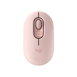 Logitech POP with emoji vezeték nélküli rózsaszín egér