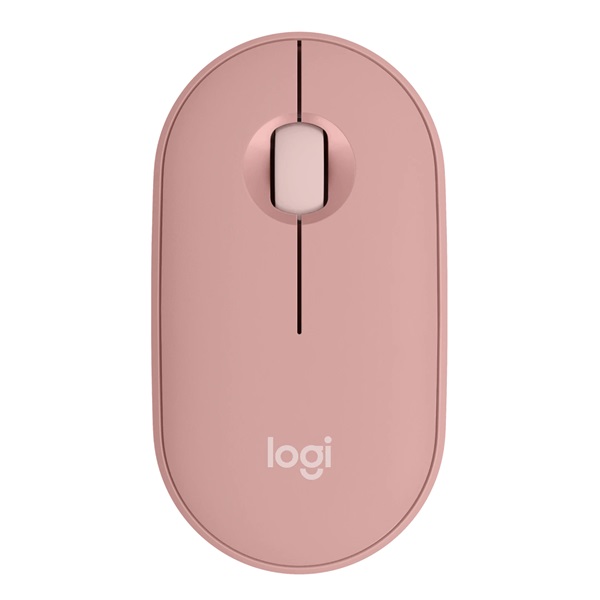 Logitech M350S Pebble Mouse 2 vezeték nélküli rózsaszín egér