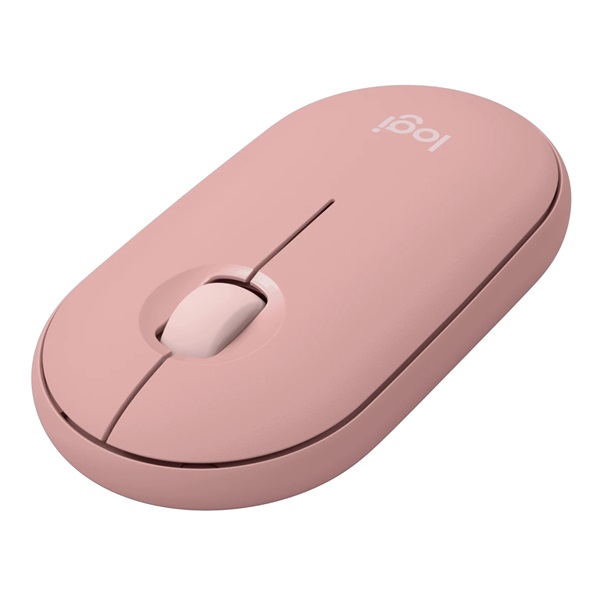 Logitech M350S Pebble Mouse 2 vezeték nélküli rózsaszín egér