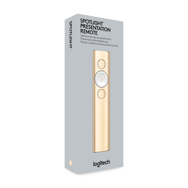 Logitech Spotlight Presentation Remote - Gold