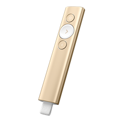 Logitech Spotlight Presentation Remote - Gold