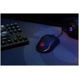 Lorgar Jetter 357 RGB fekete gamer egér