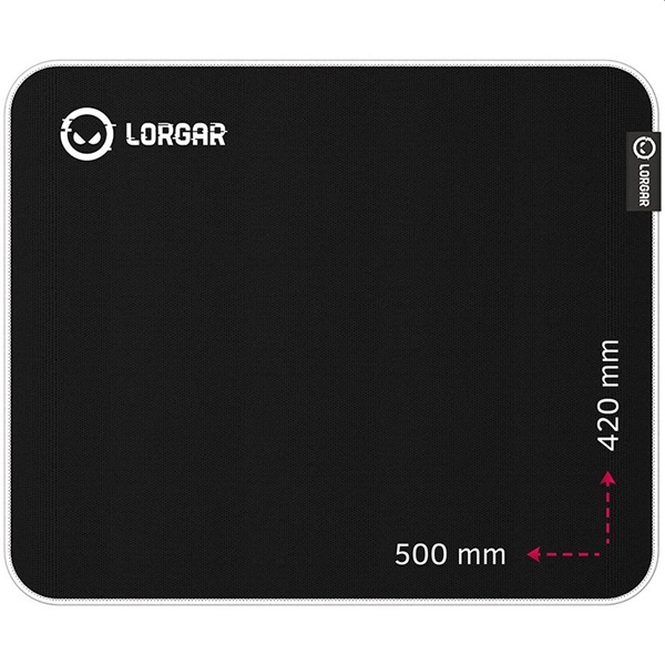 Lorgar Legacer 755 500x420x3mm fekete/lila egérpad