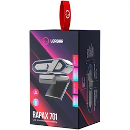 Lorgar Rapax 701 QHD 1440p kék webkamera