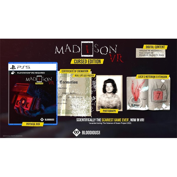 MADiSON VR Cursed Edition VR2 PS5 játékszoftver