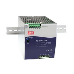 MEAN WELL TDR-960-24 24V 40A 960W DIN sínre szerelhető tápegység