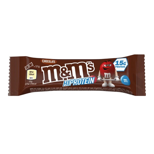 M&M`s 51g csokis protein szelet