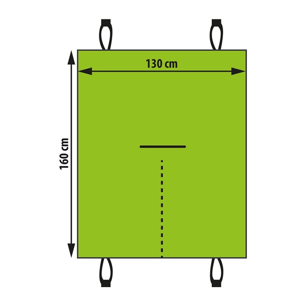 MNC 55699B 130x160cm háziállatoknak fekete hátsó ülésvédő huzat