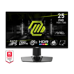 MSI 24,5" Gaming 255PXF FHD Rapid IPS 300Hz HDMI/DP gamer monitor