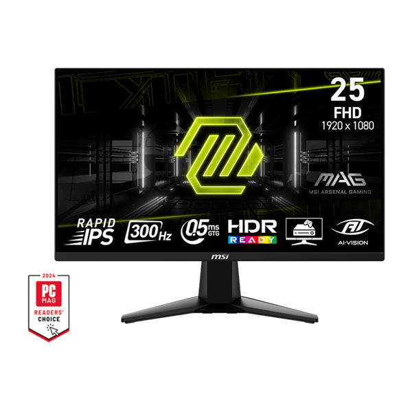 MSI 24,5" Gaming 255XF FHD Rapid IPS 300Hz HDMI/DP gamer monitor