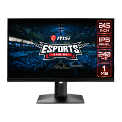 MSI 24,5" Optix MAG251RX FHD IPS 240Hz DP/HDMI/USB Esport gamer monitor