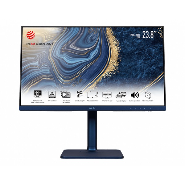 MSI 24" Modern MD241P Ultramarine FHD IPS HDMI monitor