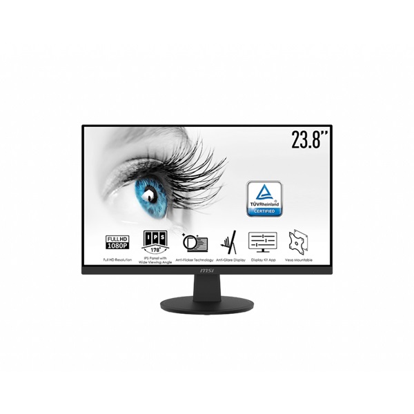 MSI 24" PRO MP242V FHD IPS HDMI/VGA monitor