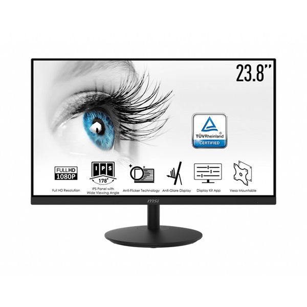 MSI 24" PRO MP242 FHD IPS HDMI/VGA monitor