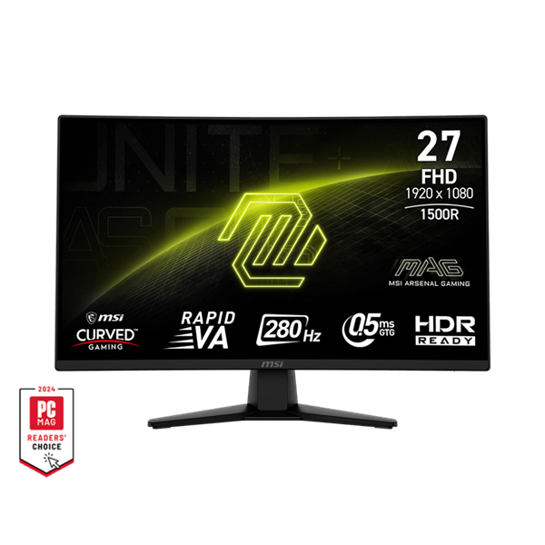 MSI 27" 274CXF Rapid VA FHD 280Hz HDMI/DP gamer monitor