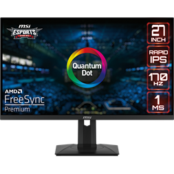 MSI 27" G274QPF-QD WQHD Rapid IPS 170Hz DP/HDMI/USB-C Esport gamer monitor