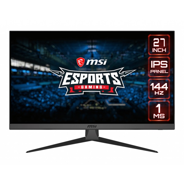 MSI 27" Optix G272 FHD IPS 144Hz DP/HDMI Esport gamer monitor