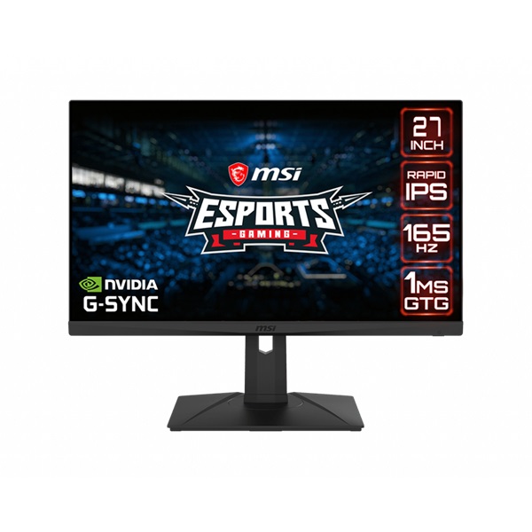 MSI 27" Optix G273QPF WQHD IPS 165Hz DP/HDMI Esport gamer monitor