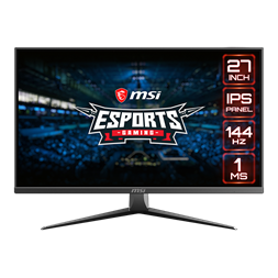 MSI 27" Optix MAG273 FHD IPS 144Hz DP/HDMI/USB Esport gamer monitor