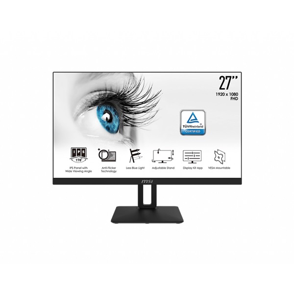 MSI 27" PRO MP271P FHD IPS HDMI/VGA monitor