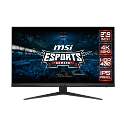 MSI 28" Optix G281UV 4K UHD IPS DP/HDMI Esport gamer monitor