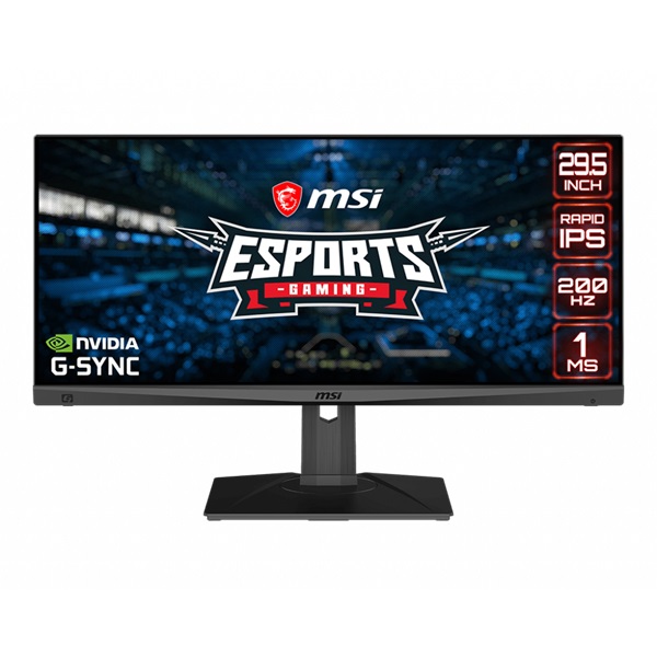 MSI 29,5" Optix MAG301RF WFHD IPS 200Hz DP/HDMI/USB Esport gamer monitor