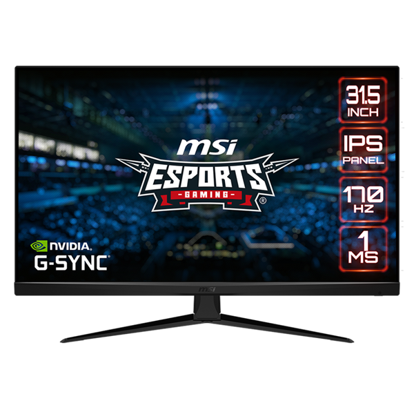 MSI 31,5" G321Q WQHD IPS 170Hz DP/HDMI fekete gamer monitor