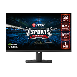 MSI 31,5" Optix MAG321QR WQHD IPS 165Hz DP/HDMI/USB Esport gamer monitor