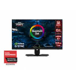 MSI 32" Optix MPG321UR-QD 4K UHD IPS 144Hz DP/HDMI/USB Esport gamer monitor