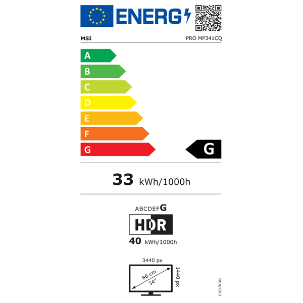 MSI 34" PRO MP341CQ UWQHD VA 100Hz HDMI/DP ívelt monitor