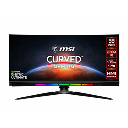 MSI 37,5" Optix MEG381CQR Plus UWQHD+ IPS 175Hz DP/HDMI/USB ívelt gamer monitor