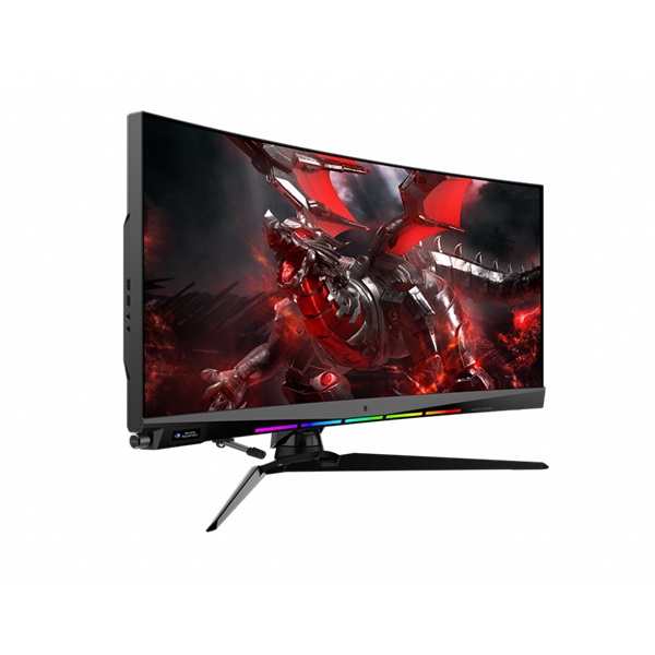 MSI 37,5" Optix MEG381CQR Plus UWQHD+ IPS 175Hz DP/HDMI/USB ívelt gamer monitor