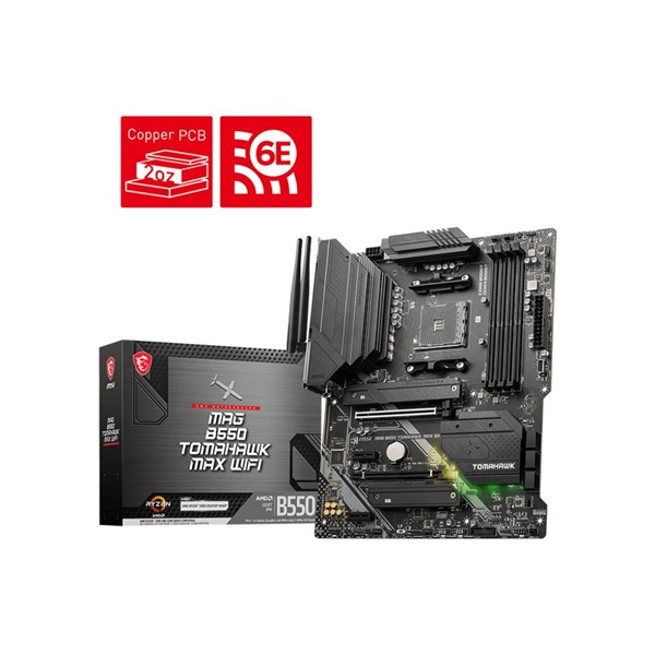 MSI MAG B550 TOMAHAWK MAX WIFI AMD B550 AM4 ATX alaplap