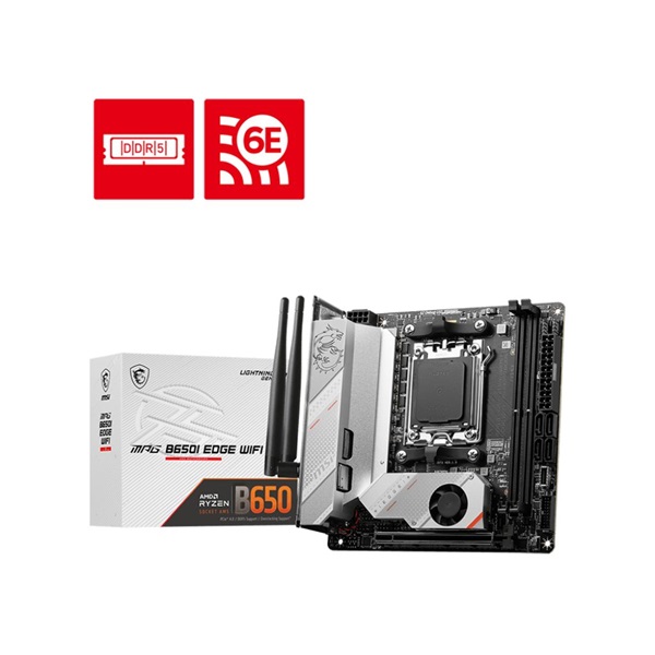 MSI MPG B650I EDGE WIFI AMD B650 AM5 Mini-ITX alaplap