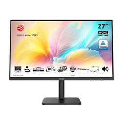 MSI Modern 27" MD272QXP QHD IPS 100Hz HDMI/DP/USB-C fekete monitor