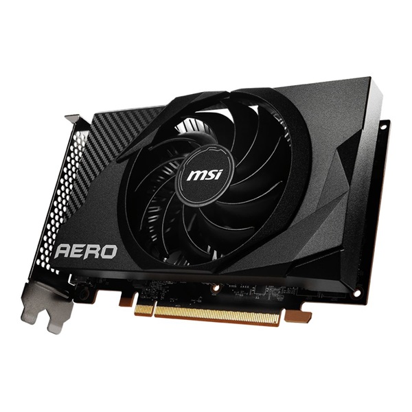 MSI Radeon RX 6400 AERO ITX 4G AMD 4GB GDDR6 64bit PCIe videókártya