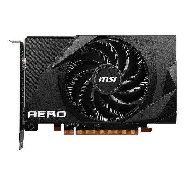 MSI Radeon RX 6400 AERO ITX 4G AMD 4GB GDDR6 64bit PCIe videókártya