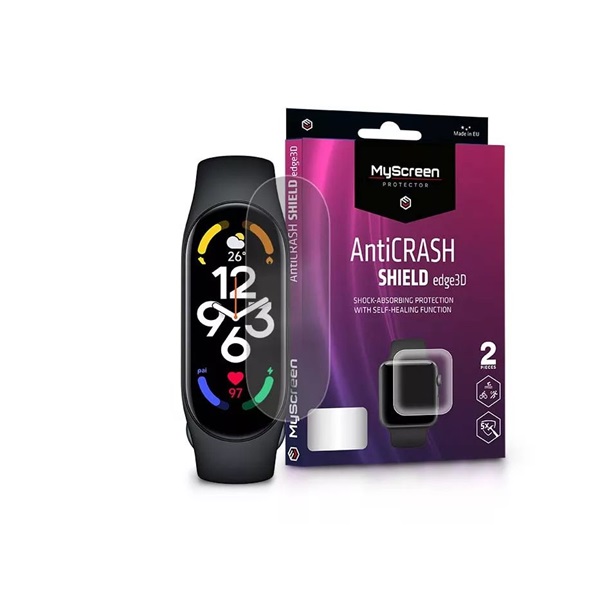 MSP LA-2256 Xiaomi Mi Band 7 AntiCrash Shield Edge 3D 2db kijelzővédő fólia