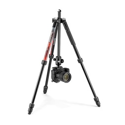 Manfrotto Element MII gömbfejjel 4 szekciós piros alumínium állvány