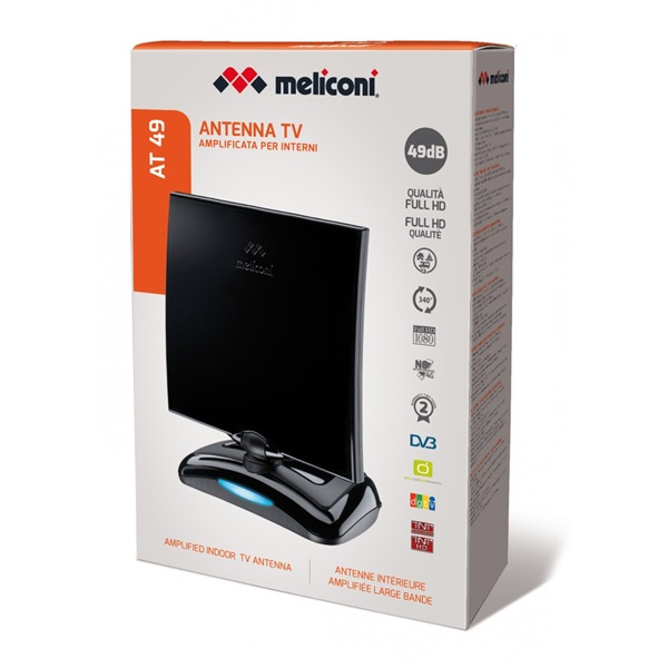 Meliconi AT49 R1 USB erősített digitális beltéri DVB-T antenna