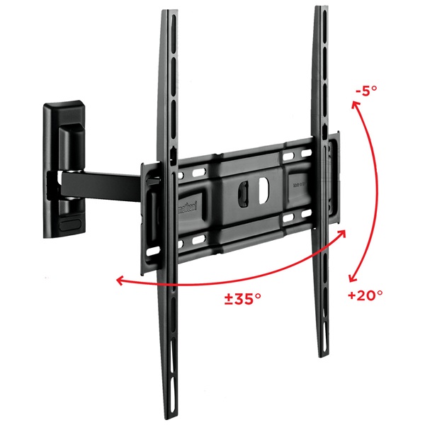 Meliconi FlatStyle ER400 40"-55" VESA 400x400 karos dönthető, forgatható fali konzol